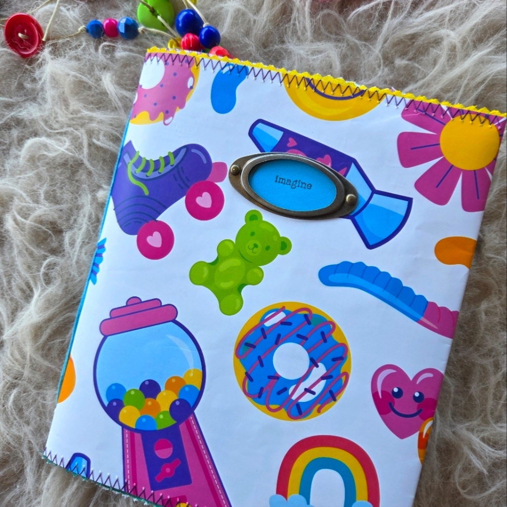 Nostalgic 90s Themed JUNK JOURNAL " Star " | Single Signature |